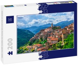 Lais Puzzle - Ansicht von Apricale in der Provinz von Imperia, Ligurien, Italien - 200 Teile
