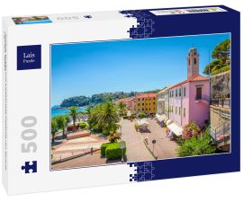 Lais Puzzle - Schöne Straße und traditionelle Gebäude von Savona, Ligurien, Italien - 500 Teile