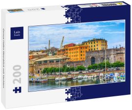 Lais Puzzle - Genua Hafen Meerblick mit Yachten - 200 Teile