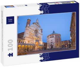 Lais Puzzle - Cremona - Die Kathedrale Himmelfahrt der Jungfrau Maria Abenddämmerung - 100 Teile