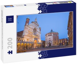 Lais Puzzle - Cremona - Die Kathedrale Himmelfahrt der Jungfrau Maria Abenddämmerung - 200 Teile