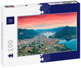Lais Puzzle - Panorama der Stadt Lecco - 100 Teile