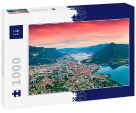Lais Puzzle - Panorama der Stadt Lecco - 1.000 Teile