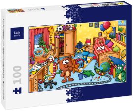 Lais Puzzle - Kinderzimmer mit vielen Gegenständen - Wimmelbild - 100 Teile
