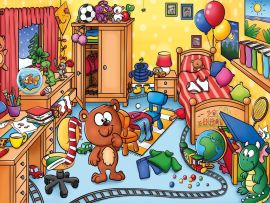 Lais Puzzle - Kinderzimmer mit vielen Gegenständen - Wimmelbild - 500 & 1.000 Teile
