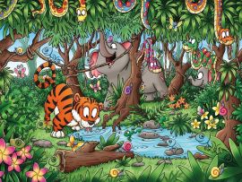 Lais Puzzle - Versteckte Chamäleons im Dschungel - Wimmelbild - 500 & 1.000 Teile