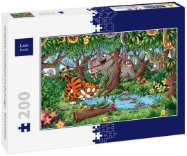 Lais Puzzle - Versteckte Chamäleons im Dschungel - Wimmelbild - 200 Teile