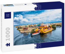 Lais Puzzle - Uros schwimmende Inseln auf Titicaca See in Puno, Peru, Südamerika - 1.000 Teile