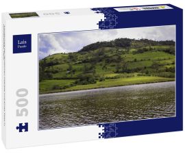 Lais Puzzle - Landschaft der ländlichen Gebiete und eines Sees in Pomacochas, Peru - 500 Teile