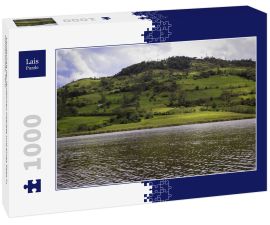 Lais Puzzle - Landschaft der ländlichen Gebiete und eines Sees in Pomacochas, Peru - 1.000 Teile