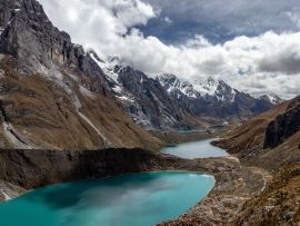 Lais Puzzle - Die drei Seen / Tres-Lagunen in der Kordillere Huayhuash, Anden, Peru - 500 & 1.000 Teile