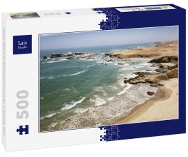Lais Puzzle - Leerer Strand im Sommerort Huarmey, in Ancach, Peru - 500 Teile