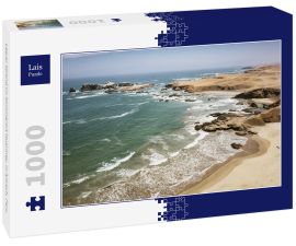 Lais Puzzle - Leerer Strand im Sommerort Huarmey, in Ancach, Peru - 1.000 Teile