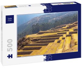Lais Puzzle - Traditionelle Architektur mit Inka-Terrassen in Chinchero, Cusco, Peru - 500 Teile