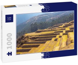 Lais Puzzle - Traditionelle Architektur mit Inka-Terrassen in Chinchero, Cusco, Peru - 1.000 Teile