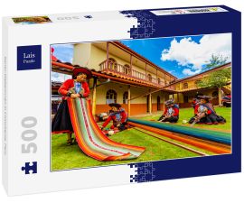 Lais Puzzle - Kantu-Weberinnen in Chincheros, Peru - 500 Teile