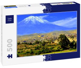 Lais Puzzle - Der Vulkan Misti aus der Sicht von Arequipa, Peru - 500 Teile
