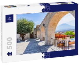 Lais Puzzle - Mirador von Yanahuara in Arequipa mit Blick zum Misti - 500 Teile