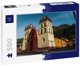 Lais Puzzle - Kolonialkirche auf der Plaza de Armas der Stadt Huancavelica, Peru - 500 Teile