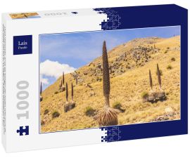 Lais Puzzle - Puya raimondii, auch als Königin der Anden oder puya de Raimondi bekannt, ist die größte Bromelienart und erreicht eine Höhe von bis zu 15 Metern. Weiße Kordilleren, Peru - 1.000 Teile