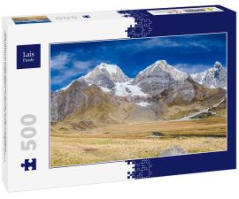 Lais Puzzle - Wandern auf der alpinen Route in der Cordillera Huayhuash: abgelegen, wild und ehrfurchtgebietend - 500 Teile