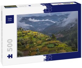 Lais Puzzle - Landwirtschaftliche Terrassen über Tarma, Junin, Peru, Südamerika - 500 Teile