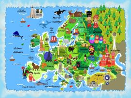 Lais Puzzle - Karte Europa in spanisch - 500 & 1.000 Teile