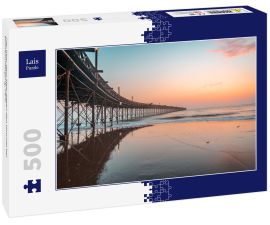 Lais Puzzle - Pier über dem Meer gegen den Himmel bei Sonnenuntergang, Peru - 500 Teile