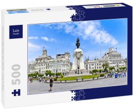 Lais Puzzle - Panorama des Plaza San Martin - Lima in Peru - 500 Teile