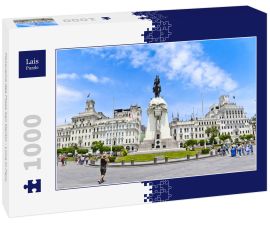 Lais Puzzle - Panorama des Plaza San Martin - Lima in Peru - 1.000 Teile