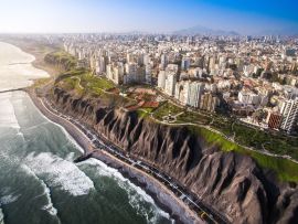 Lais Puzzle - Lima, Peru: Panoramablick auf Lima von Miraflores - 500 & 1.000 Teile
