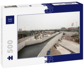 Lais Puzzle - Bauarbeiten am Fluss Rimac - Lima - Peru - 500 Teile