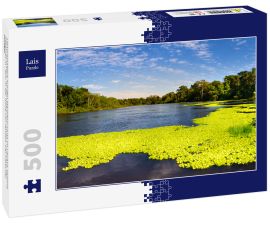 Lais Puzzle - Panoramablick auf den Marañon-Fluss im Pacaya Samiria Reservat in Peru, in der Nähe von Iquitos. Der Fluss der Spiegel - 500 Teile