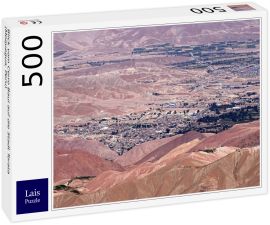 Lais Puzzle - Blick vom Cerro Baul auf die Stadt Torata (Moquegua, Peru) - 500 Teile
