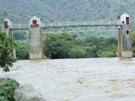 Lais Puzzle - Samba-Schleuse am Quiroz-Fluss am San-Lorenzo-Staudamm in Piura, Peru - 500 & 1.000 Teile