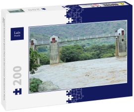 Lais Puzzle - Samba-Schleuse am Quiroz-Fluss am San-Lorenzo-Staudamm in Piura, Peru - 200 Teile