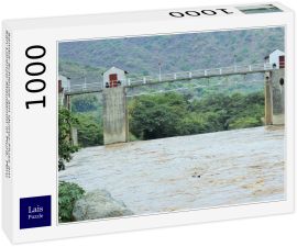 Lais Puzzle - Samba-Schleuse am Quiroz-Fluss am San-Lorenzo-Staudamm in Piura, Peru - 1.000 Teile