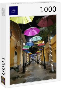 Lais Puzzle - Regenschirme in der Stadt Piura, Peru - 1.000 Teile