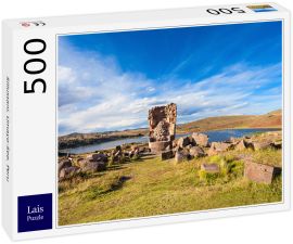 Lais Puzzle - Sillustani, Umayo-See, Peru - 500 Teile