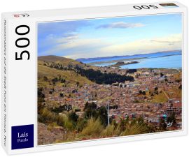 Lais Puzzle - Panoramablick auf die Stadt Puno am Titicaca, Peru - 500 Teile