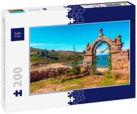 Lais Puzzle - Steinbogen am Eingang zum Inneren der Insel Taquile im Titicacasee, Peru - 200 Teile