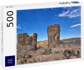 Lais Puzzle - Chullpas bei Sillustani, Peru - 500 Teile