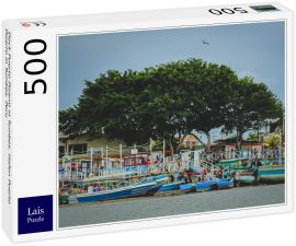 Lais Puzzle - Dock Puerto Pizarro in Tumbes, Hafen Puerto Pizarro in Tumbes, Peru - 500 Teile