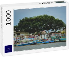 Lais Puzzle - Dock Puerto Pizarro in Tumbes, Hafen Puerto Pizarro in Tumbes, Peru - 1.000 Teile