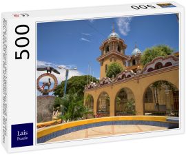 Lais Puzzle - Kirche im Zentrum der tropischen Stadt Tumbes Peru, bekannt für die schönsten Strände des Landes - 500 Teile