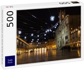 Lais Puzzle - Historisches Zentrum von Ascoli Piceno bei Nacht - 500 Teile