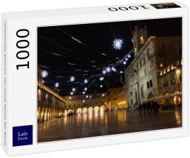 Lais Puzzle - Historisches Zentrum von Ascoli Piceno bei Nacht - 1.000 Teile