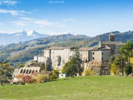 Lais Puzzle - Die Burg von Nidastore und der Berg Cucco - 500 & 1.000 Teile