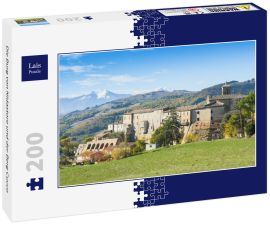 Lais Puzzle - Die Burg von Nidastore und der Berg Cucco - 200 Teile