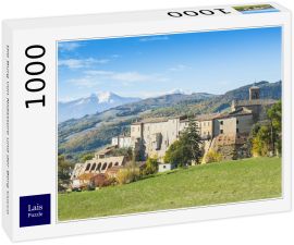 Lais Puzzle - Die Burg von Nidastore und der Berg Cucco - 1.000 Teile